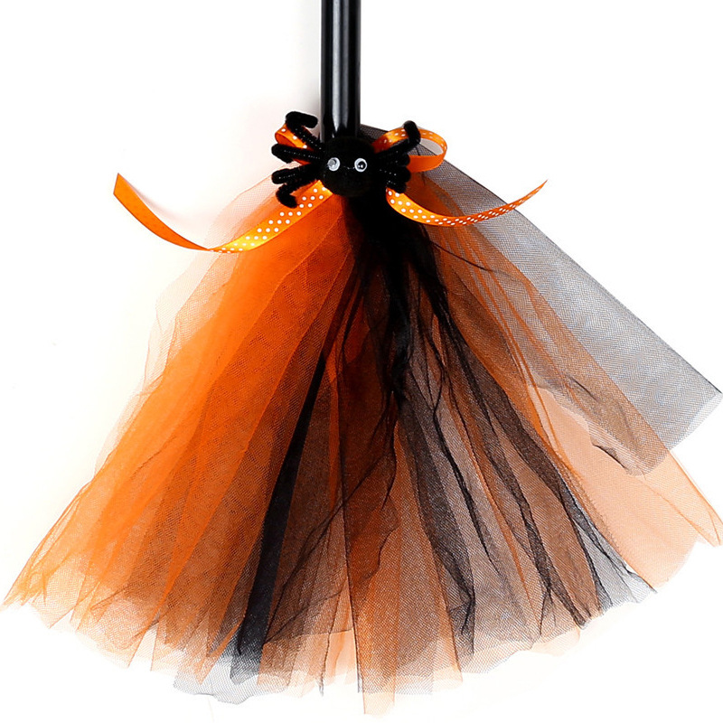 New Halloween cosplay costumes, accessories, props, two-tone witch Quidditch flying broom