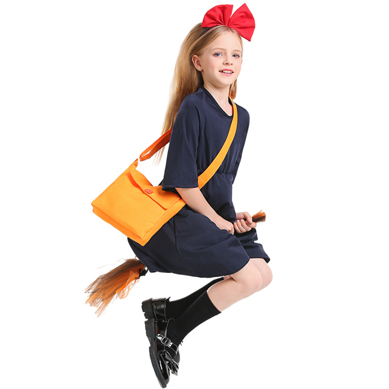 Halloween costume, Children's Day little witch cosplay, children's photography costume, Halloween Kiki outfit