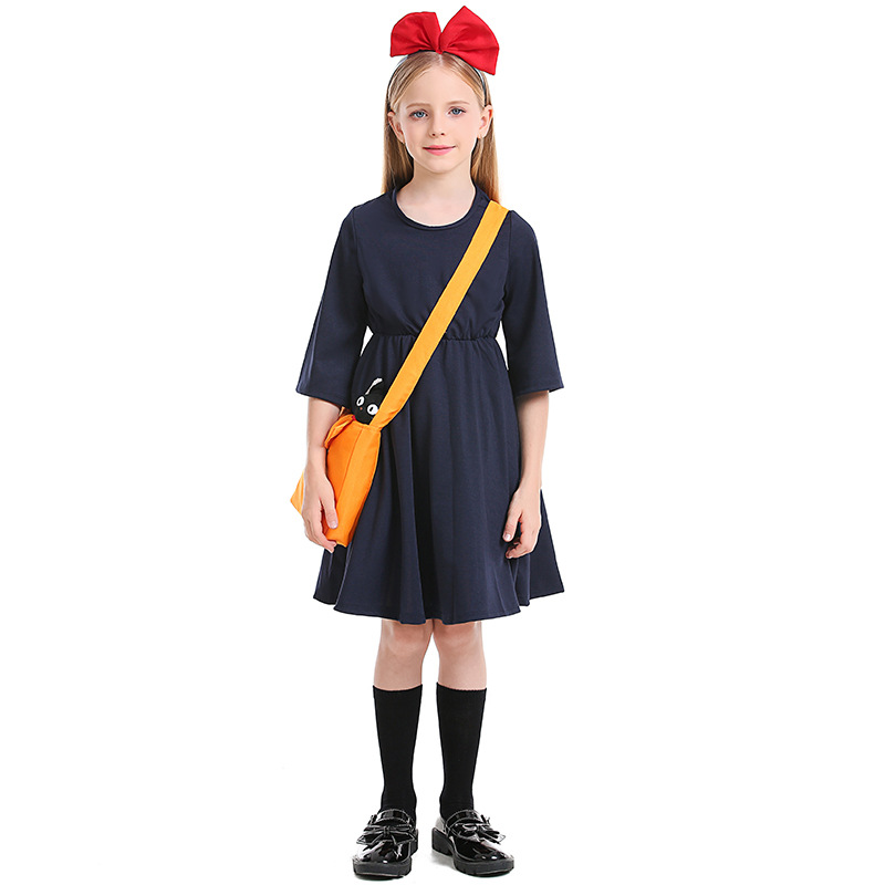 Halloween costume, Children's Day little witch cosplay, children's photography costume, Halloween Kiki outfit