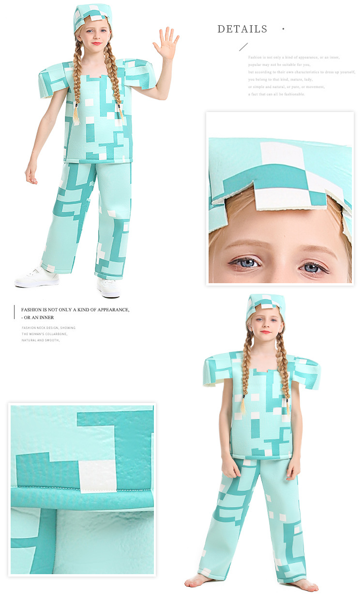 Halloween children's costumes, role-playing costumes, children's stage cosplay performance costumes
