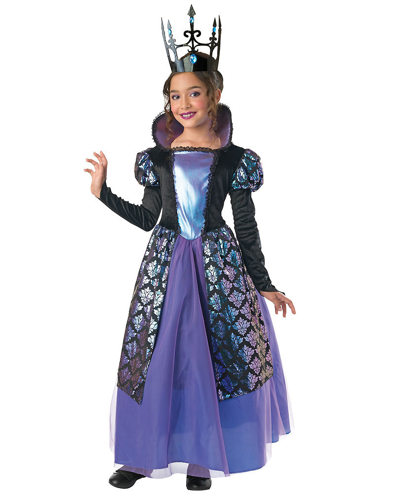 Halloween children's costume Twilight Princess medieval purple court dress