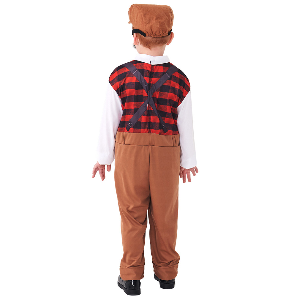Centenarian cosplay costume for Children's Day stage play performance, elderly gentleman cosplay outfit