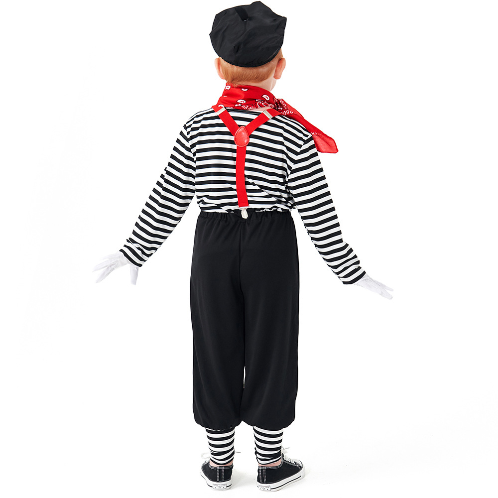 Children's Day mime actor clown costume game costume Halloween comedy stage performance costume