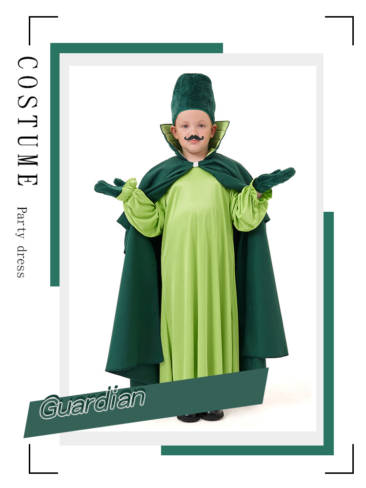 Halloween costume for children, Oz soldier costume, bearded guard set
