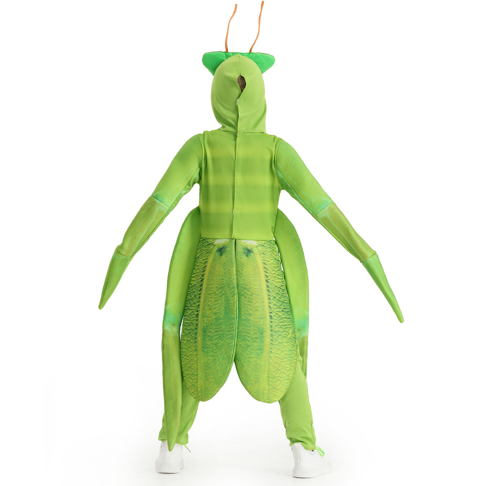 Funny Halloween animal cosplay performance for boys and girls, mantis cosplay costume