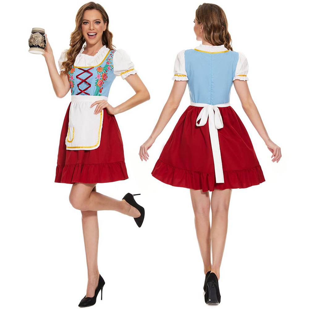 New German Beer Festival Costumes with Printed Spanish Bullfighter Cosplay Costumes