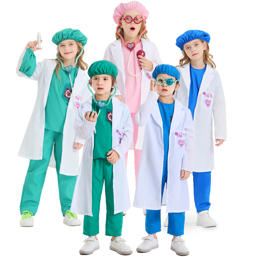 Medical doctor cosplay costume, hugging therapy work clothes, children's operating room, pretend play costume