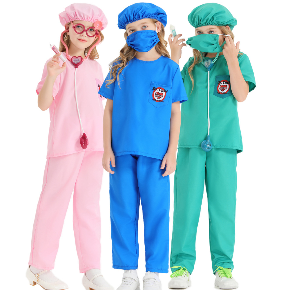 Medical doctor cosplay costume, hugging therapy work clothes, children's operating room, pretend play costume