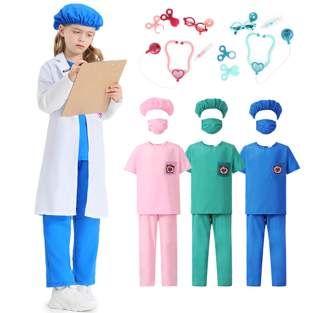 Medical doctor cosplay costume, hugging therapy work clothes, children's operating room, pretend play costume