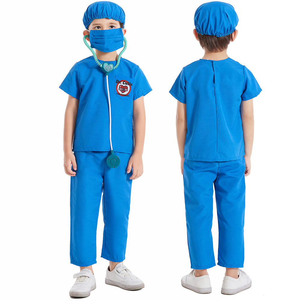 Medical doctor cosplay costume, hugging therapy work clothes, children's operating room, pretend play costume
