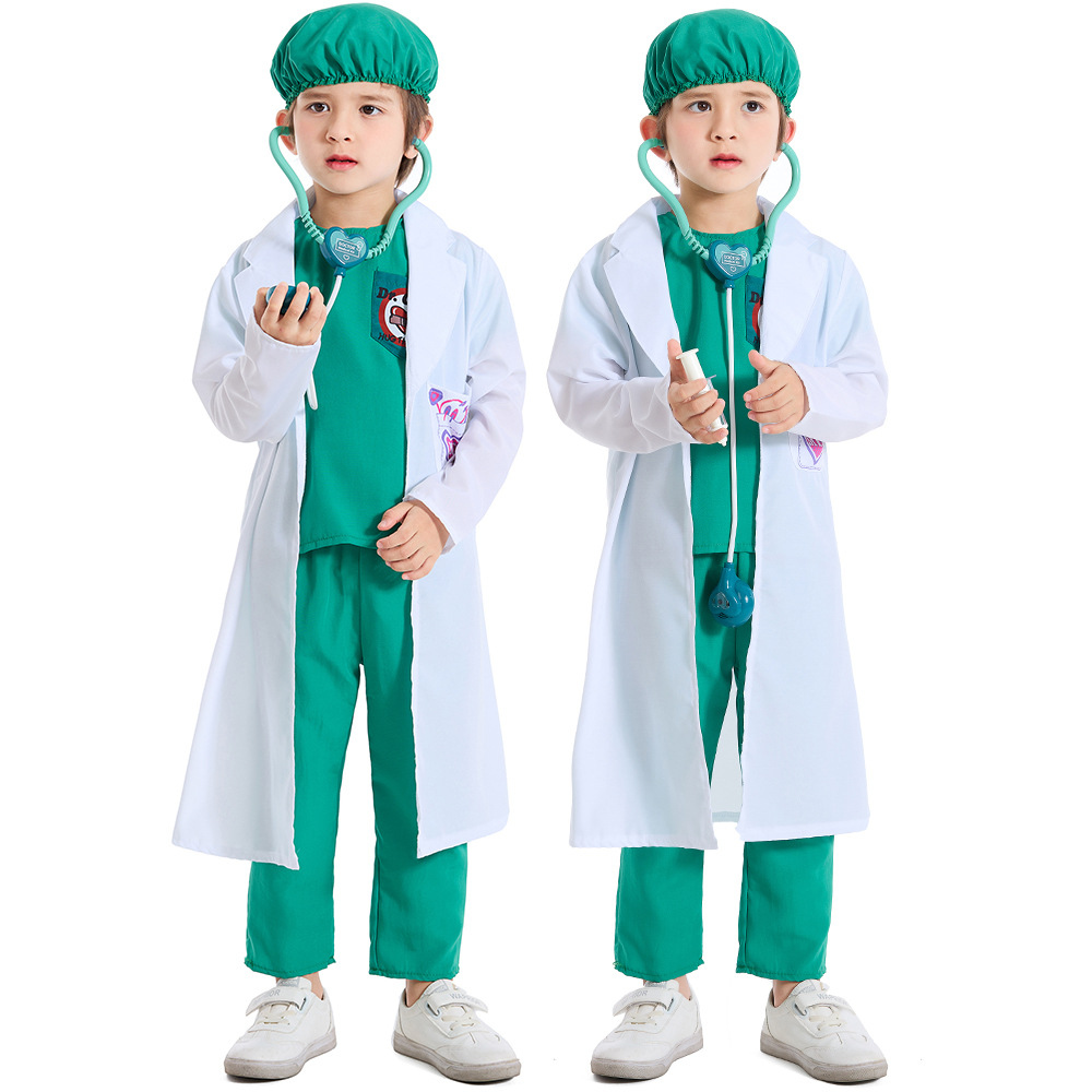 Medical doctor cosplay costume, hugging therapy work clothes, children's operating room, pretend play costume