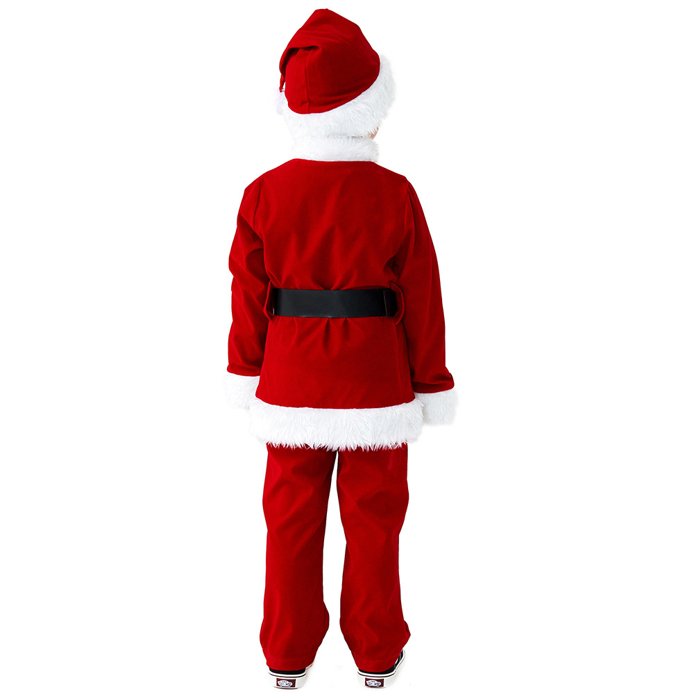 New Christmas costumes for adults and children, Santa Claus party costumes, stage costumes, role-playing outfits.