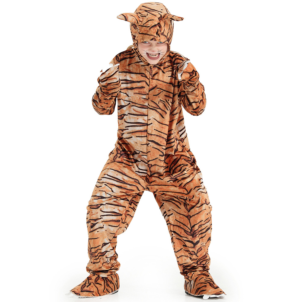 Halloween costume cosplay cute little tiger animal costume Children's Day stage play performance costume