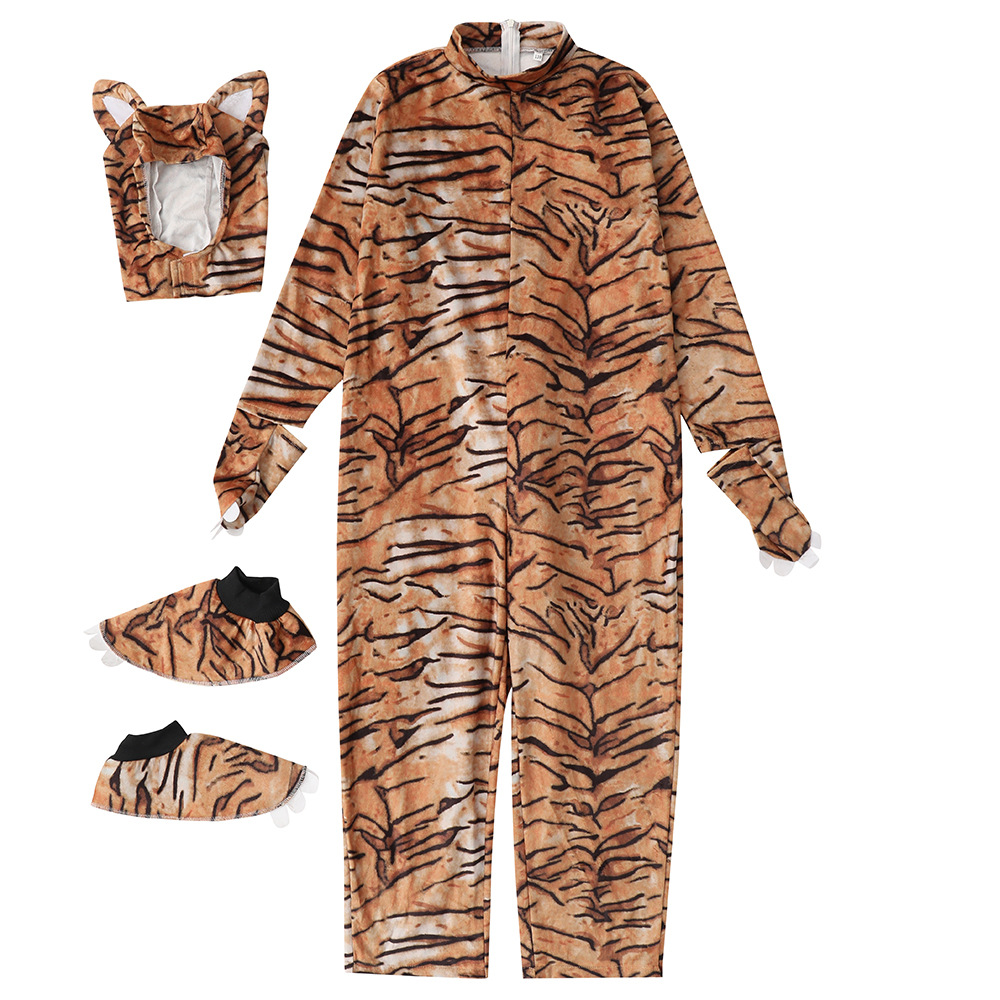 Halloween costume cosplay cute little tiger animal costume Children's Day stage play performance costume