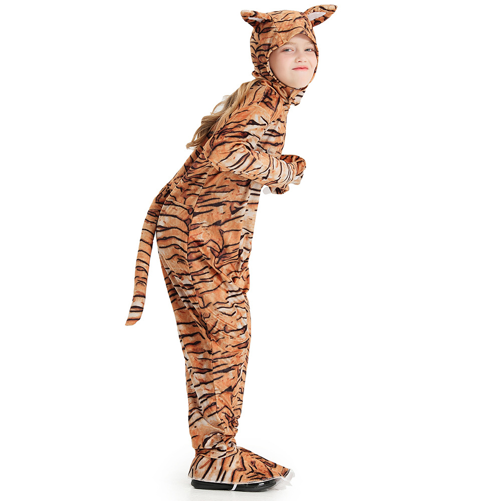 Halloween costume cosplay cute little tiger animal costume Children's Day stage play performance costume