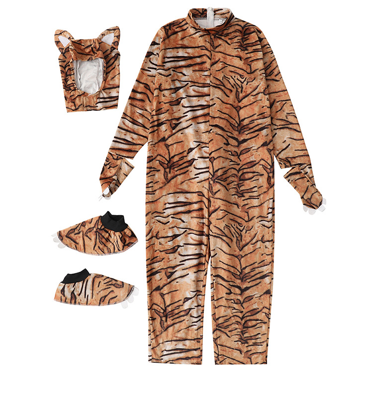 Halloween costume cosplay cute little tiger animal costume Children's Day stage play performance costume