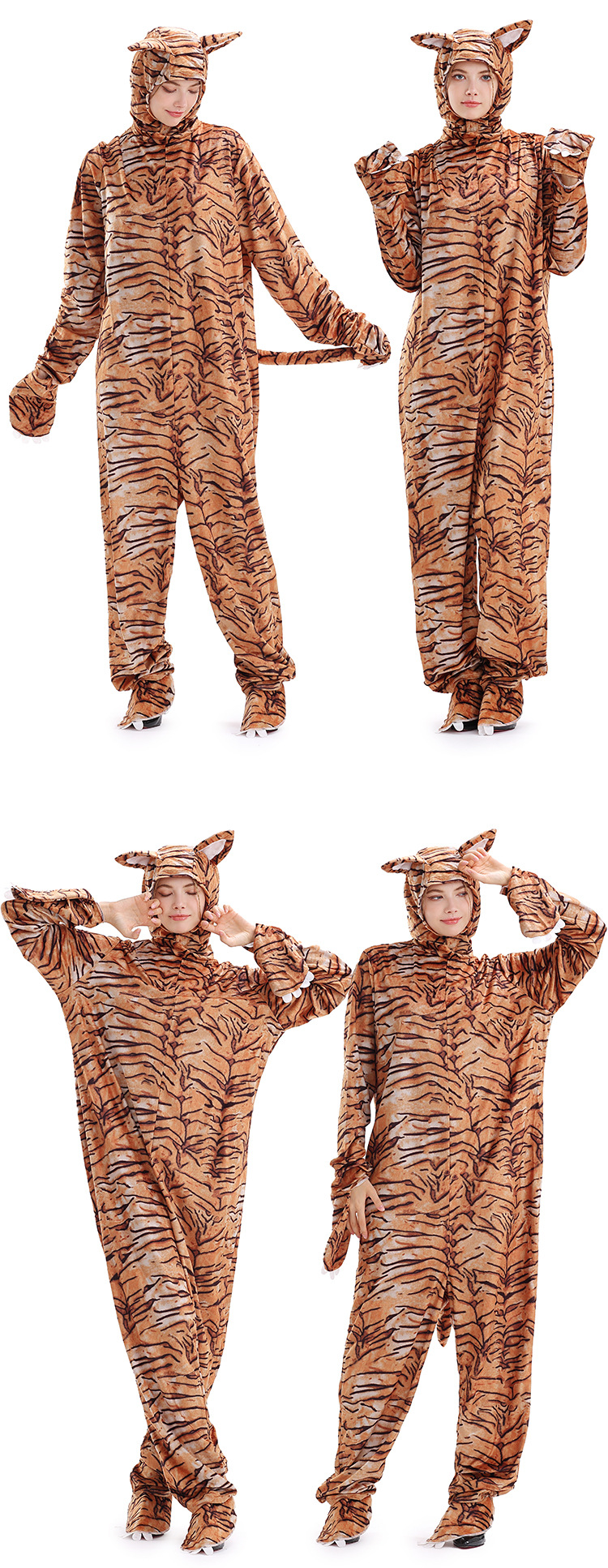 Halloween costume cosplay cute little tiger animal costume Children's Day stage play performance costume