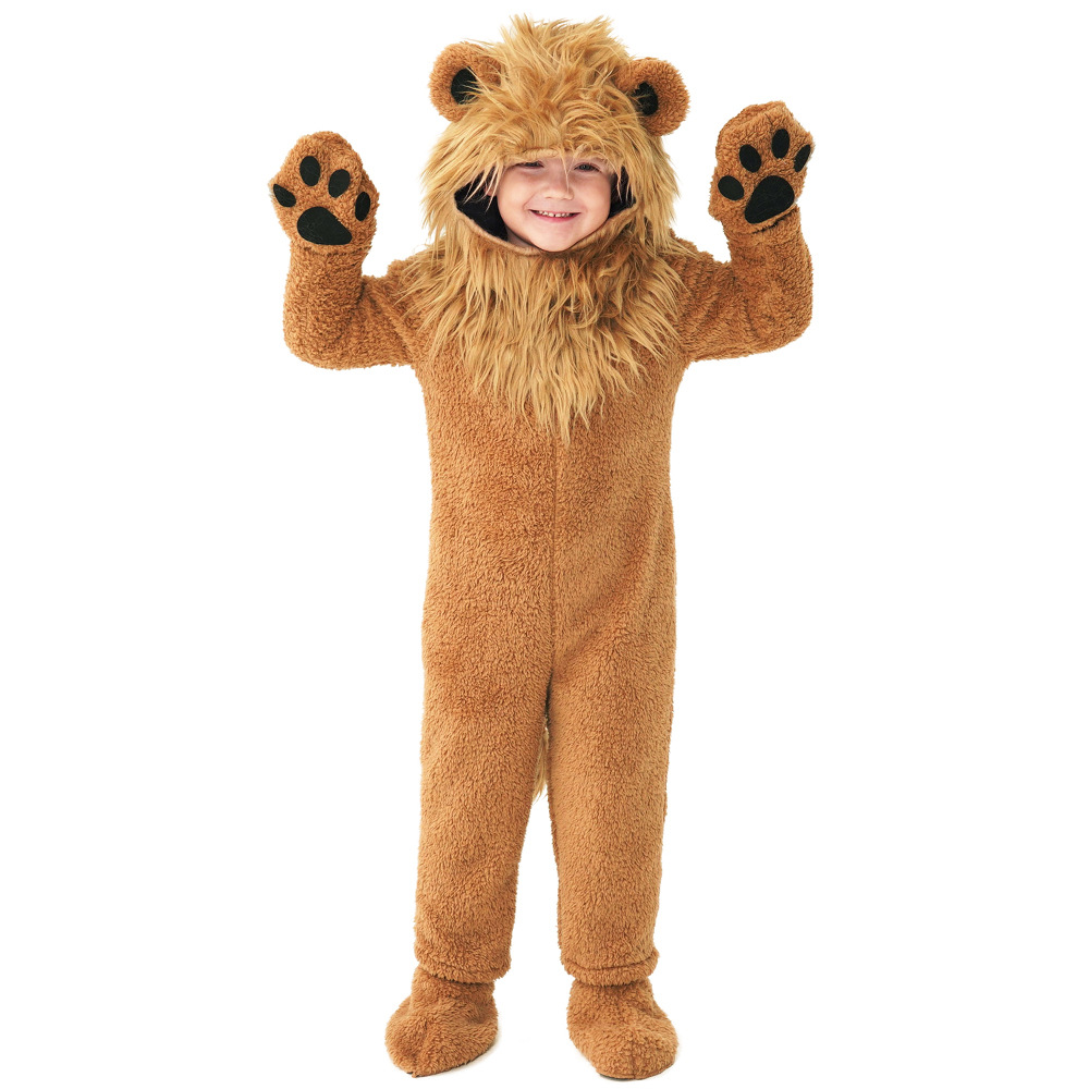 Halloween costume cosplay cute little lion animal fur costume Children's Day stage play performance costume