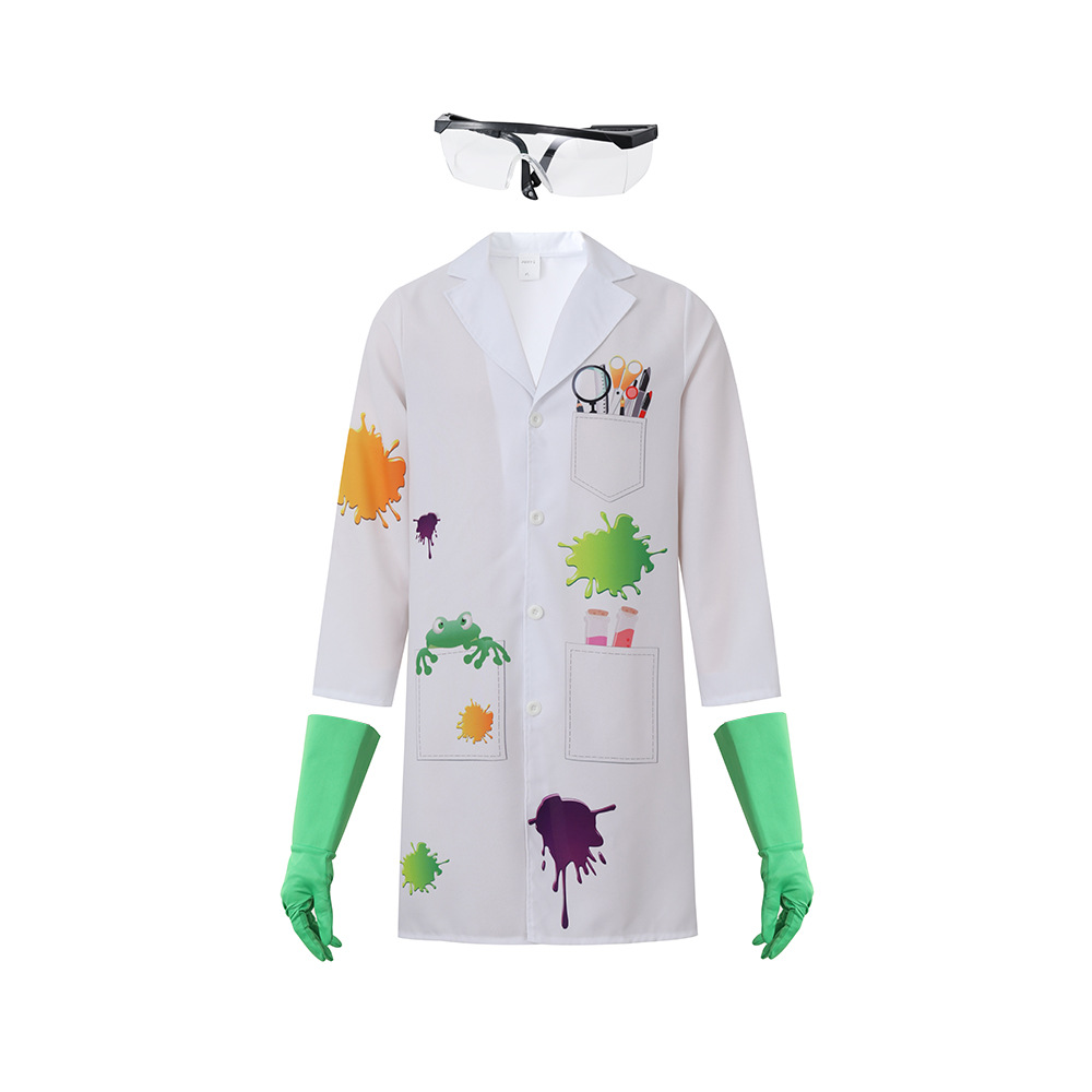 Halloween costumes: Mad scientist, animal researcher, Frankenstein's monster cosplay