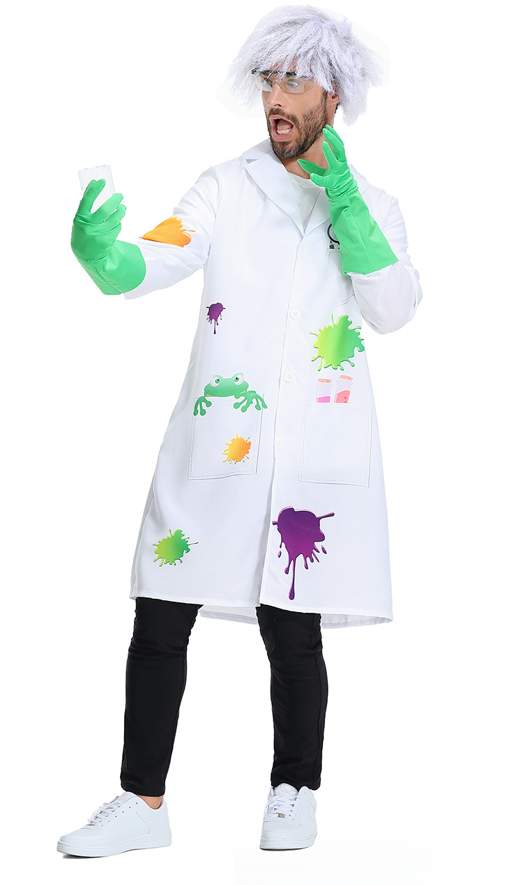 Halloween costumes: Mad scientist, animal researcher, Frankenstein's monster cosplay