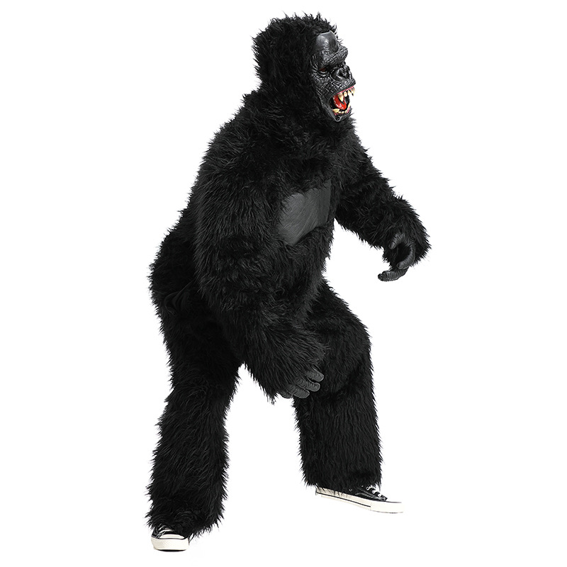 Halloween costume styles, animal costumes, King Kong chimpanzee performance costumes