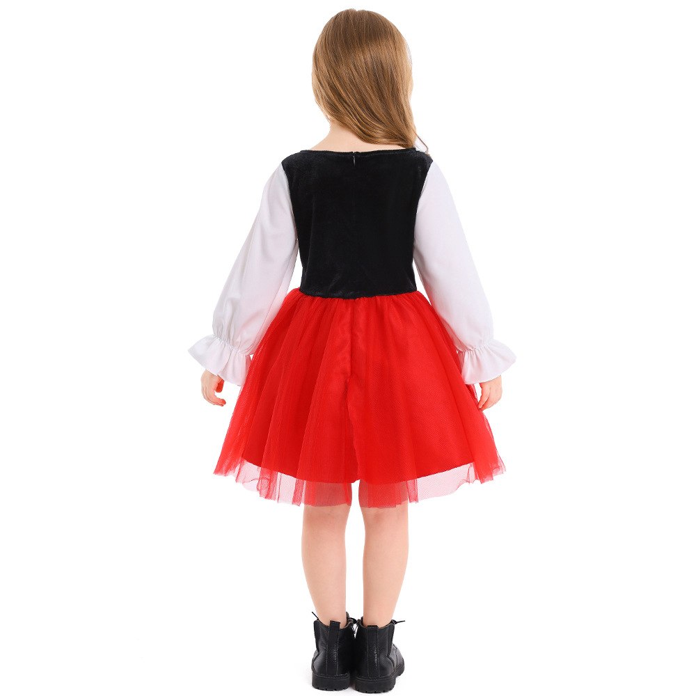 Halloween costumes for girls, new Little Red Riding Hood performance costumes for Halloween masquerade parties.