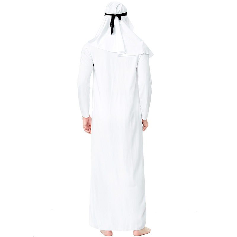 Halloween costume prince white tycoon cosplay role-playing funny party clothes