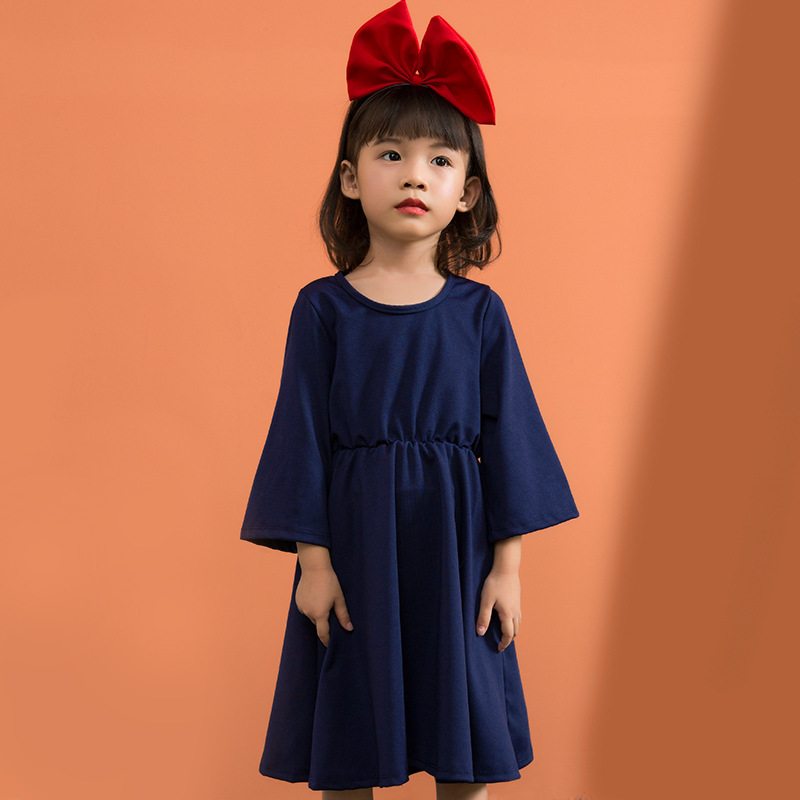 Halloween costume, little witch cosplay dress, children's performance costume, children's cartoon Kiki clothes