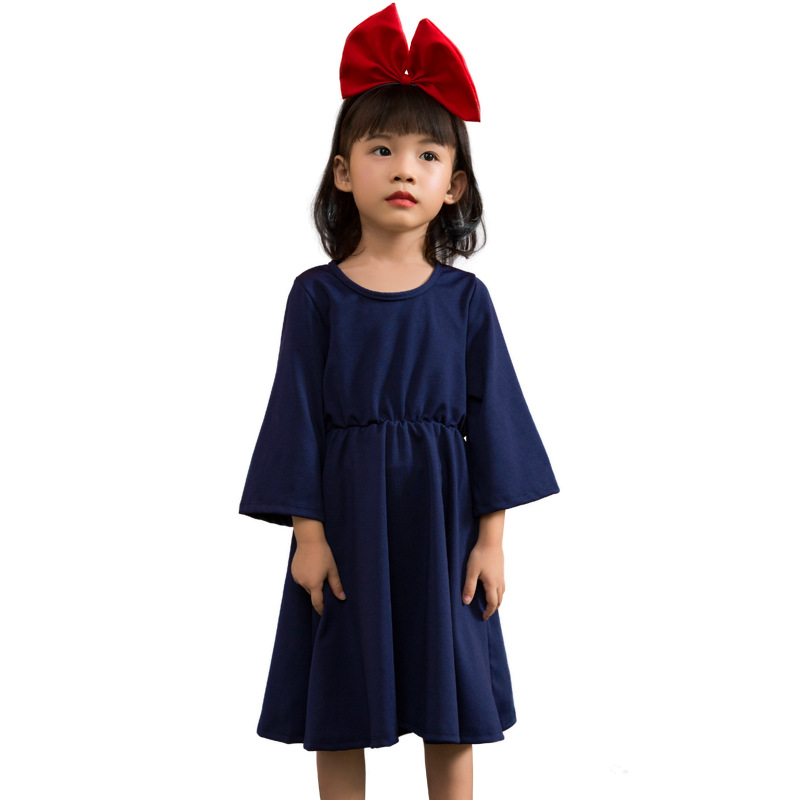 Halloween costume, little witch cosplay dress, children's performance costume, children's cartoon Kiki clothes