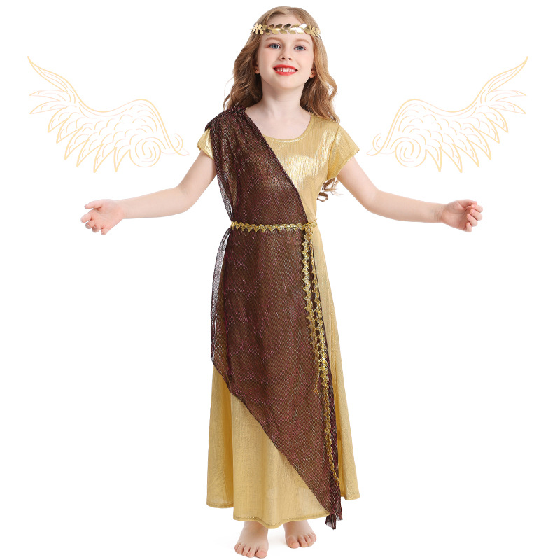 Children's Day costume: Ancient Greek and Roman mythology cosplay goddess role-playing costume, Cleopatra costume