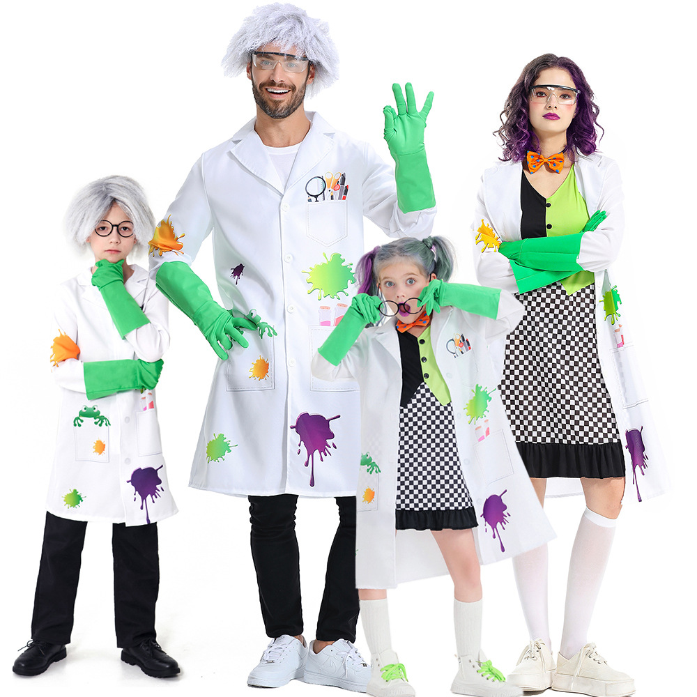 Halloween costume adult female mad scientist animal research cosplay Frankenstein's monster