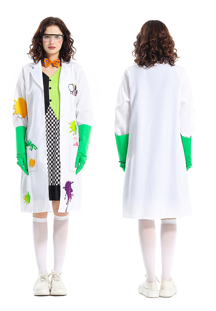 Halloween costume adult female mad scientist animal research cosplay Frankenstein's monster