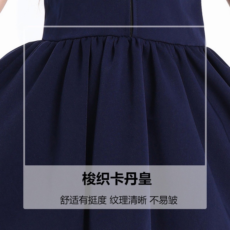 Dark blue pilot dress for girls to cosplay career experience.