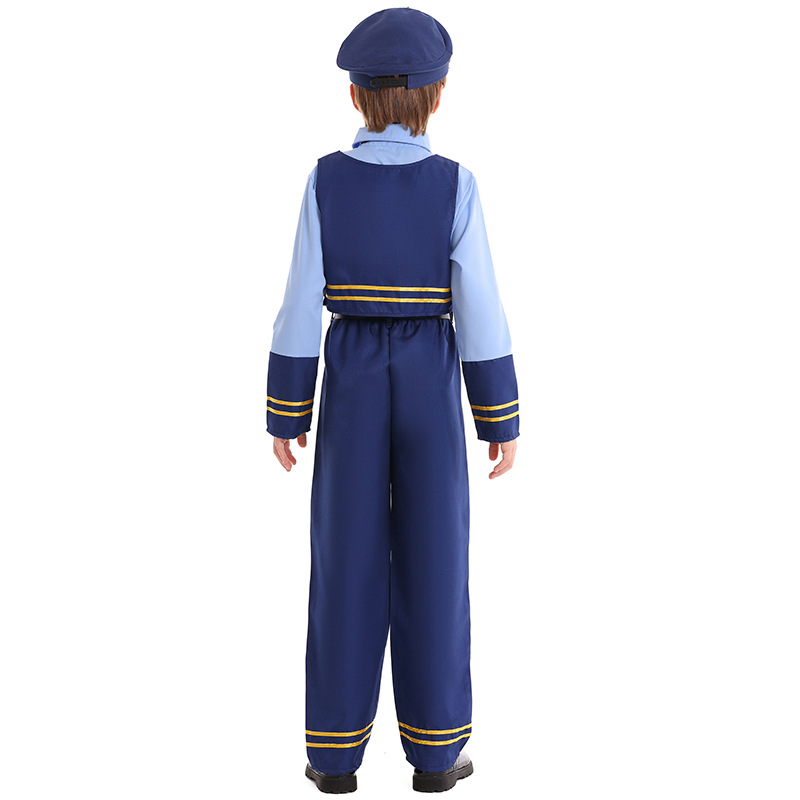 Children's Day boy's stage costume, Halloween bunny police officer, kindergarten program performance costume