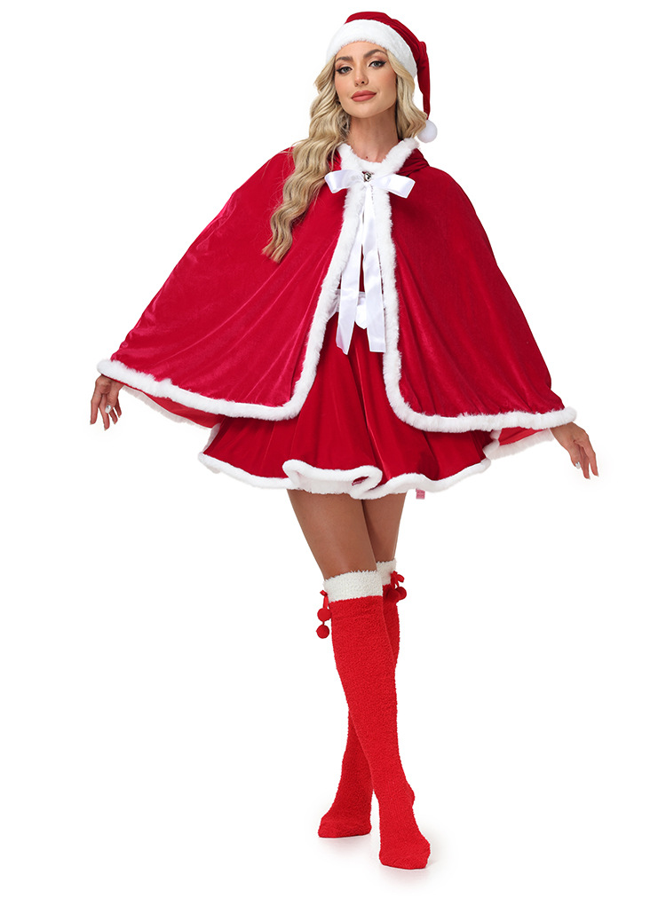 New Christmas Bunny Girl Adult Pink Heart-Shaped Sexy Christmas Performance Costume (Open Chest)