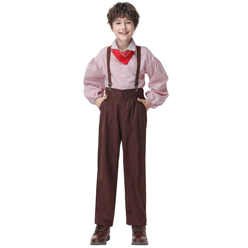 Brown set with small handkerchief
