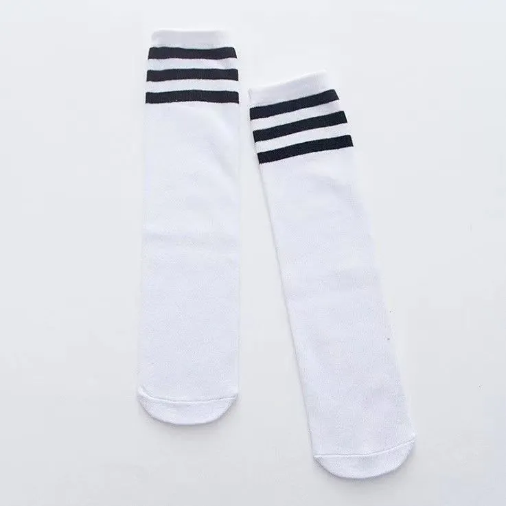 White with black stripes