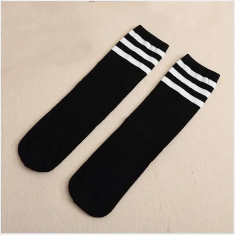 Black with white stripes