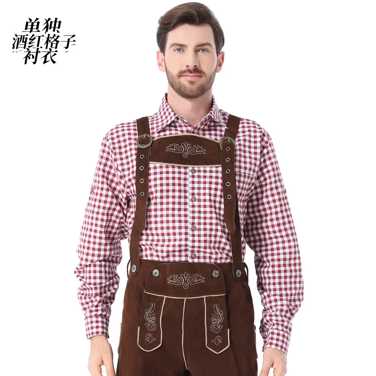 Burgundy plaid