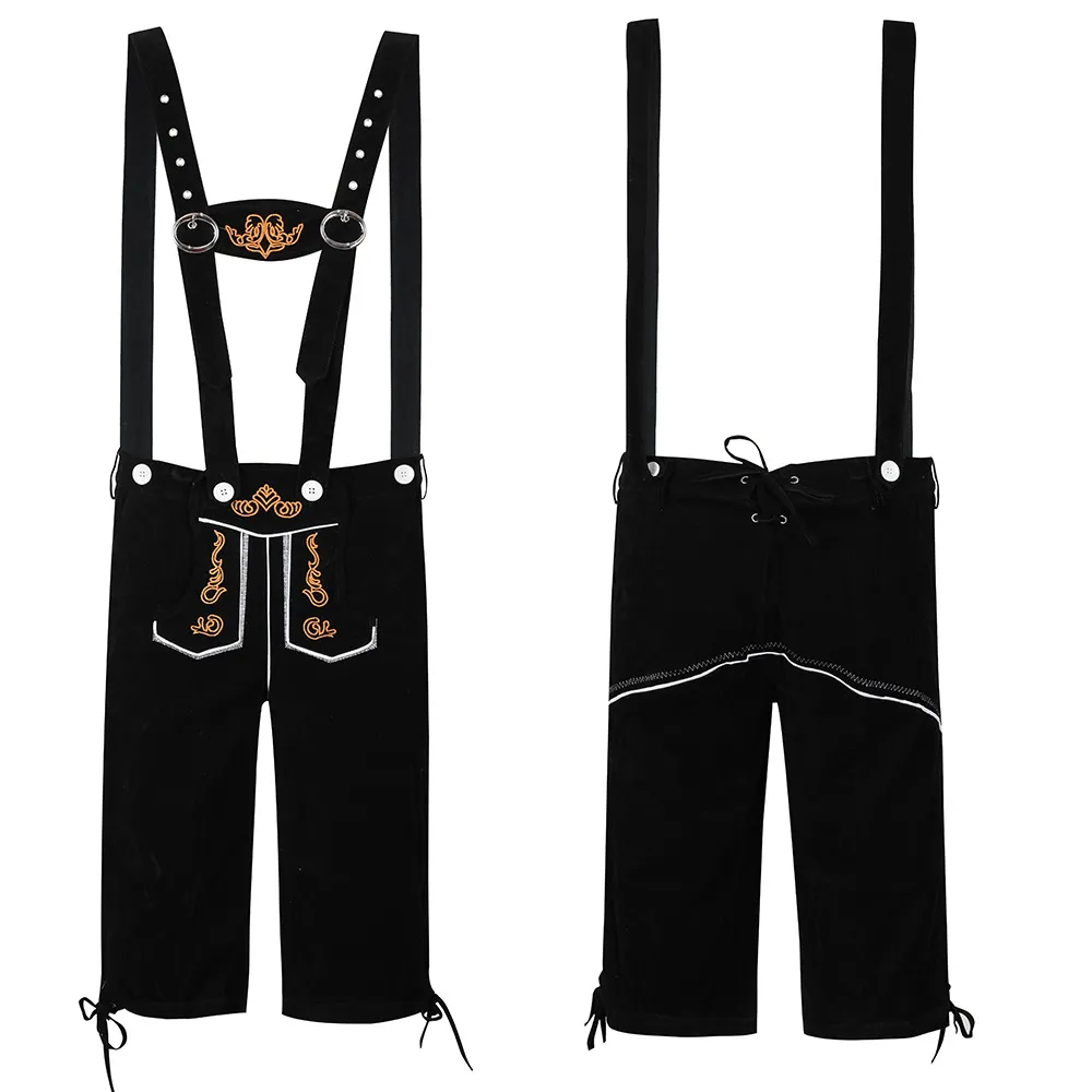 Black overalls