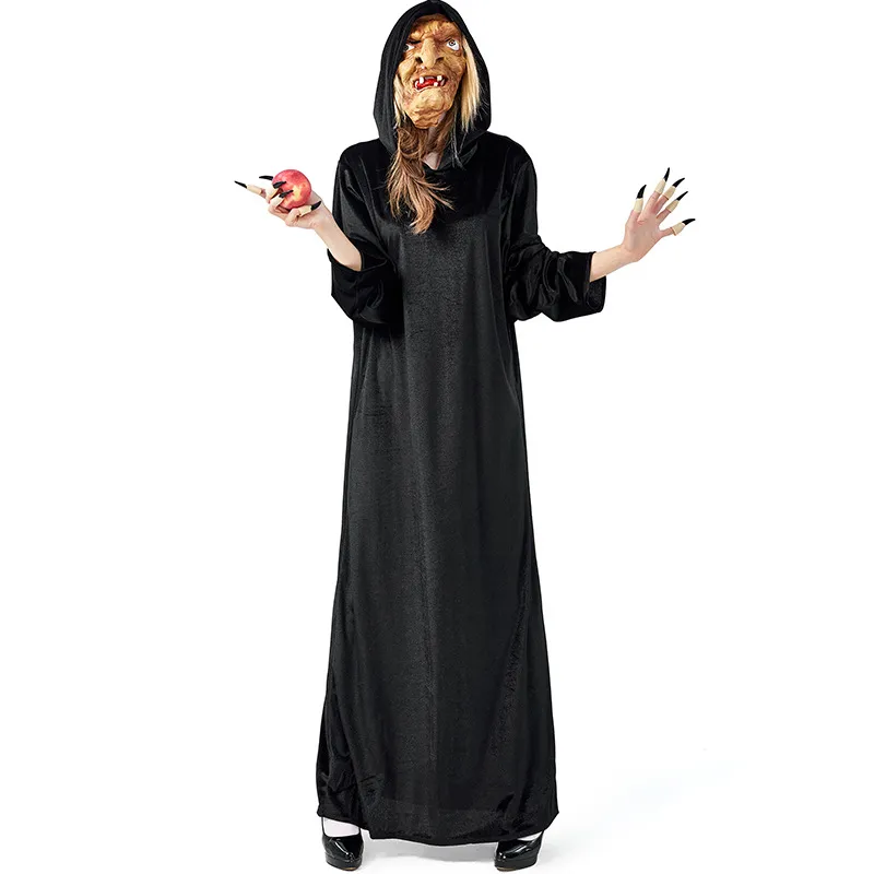Clothes + mask + black finger cot