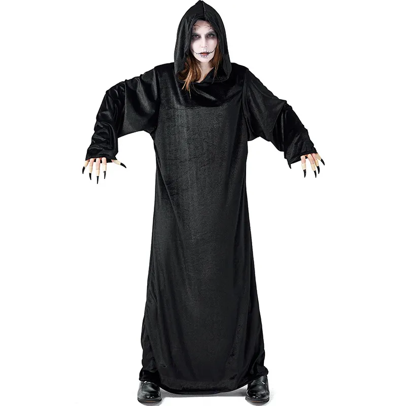 Clothing + Black finger cots (no mask