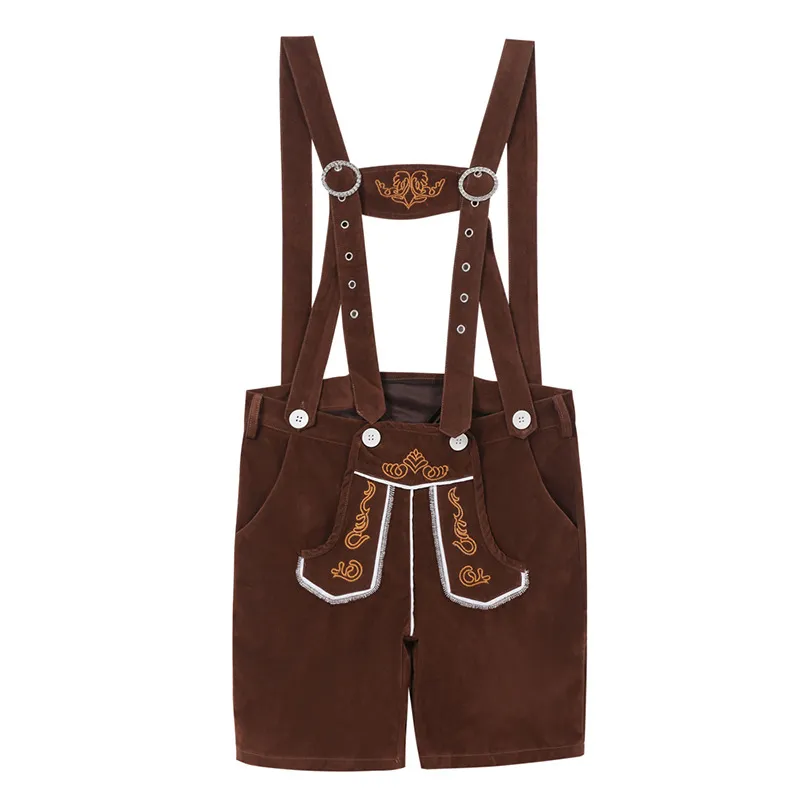 Brown overalls for women
