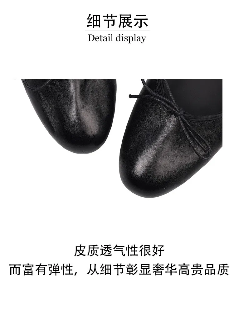 Spring single-shoe wedge heel bow low-cut comfortable cowhide fashion women's shoes