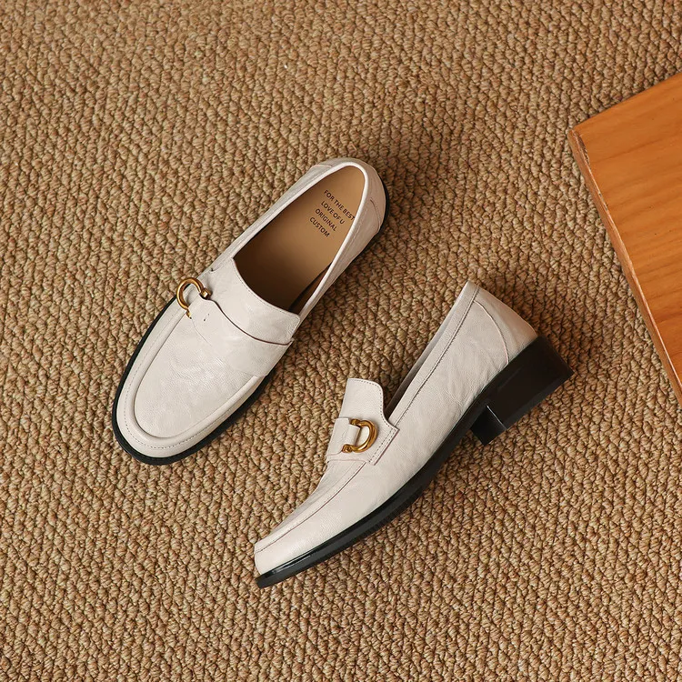 Early Spring Round Toe Deep Heel Chunky High Heel Women's Fashion Shoes 12-30a