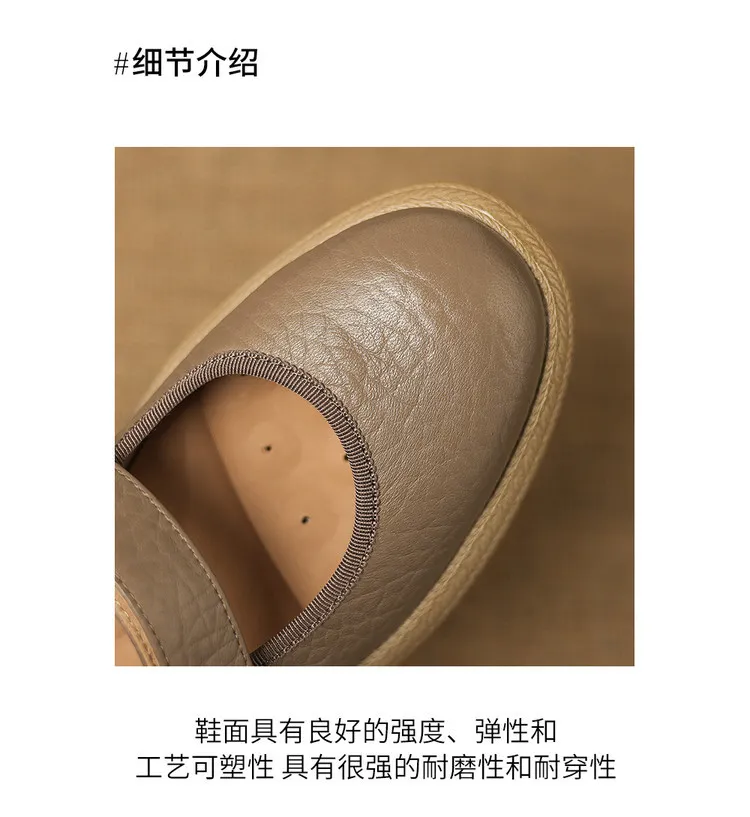 Early Spring Women's Shoes - Round Toe, Thick Sole, Chunky Heel, Velcro Fit, Comfortable Shoes, Sizes 1-15L