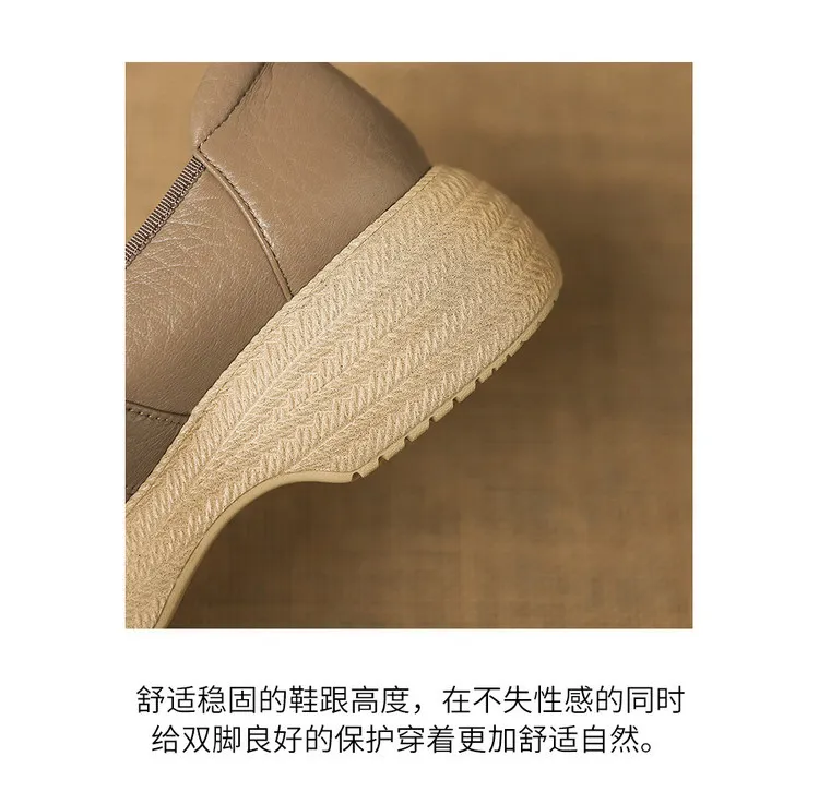 Early Spring Women's Shoes - Round Toe, Thick Sole, Chunky Heel, Velcro Fit, Comfortable Shoes, Sizes 1-15L