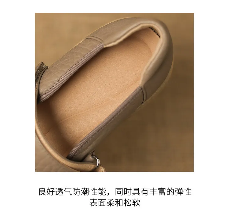 Early Spring Women's Shoes - Round Toe, Thick Sole, Chunky Heel, Velcro Fit, Comfortable Shoes, Sizes 1-15L