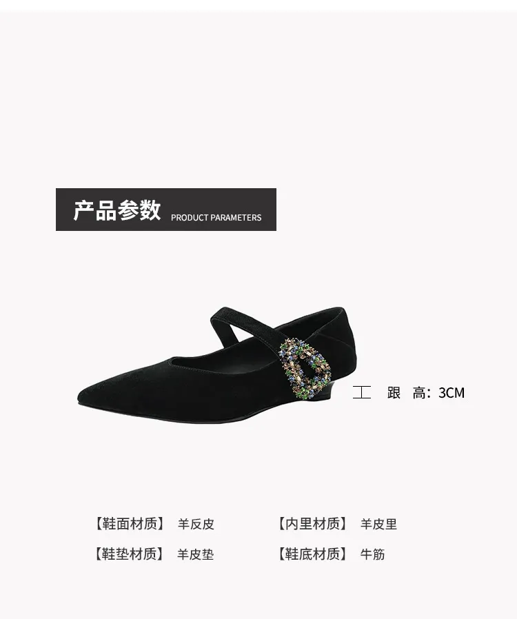 Early spring single shoes, pointed toe, low-cut, stiletto heel, slip-on, color-blocked women's shoes