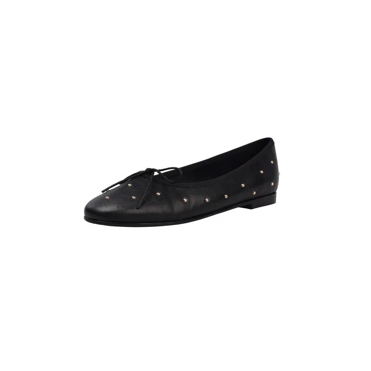 Early Spring Round Toe Low Heel Flat Sheepskin Comfortable Fashion Women's Shoes 1-29t